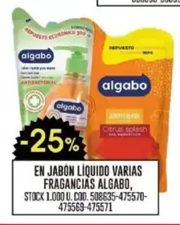 Coto Algabo en jabon liquido varias fragancias oferta
