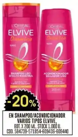 Coto Elvive en shampoo/acondicionador varios tipos oferta