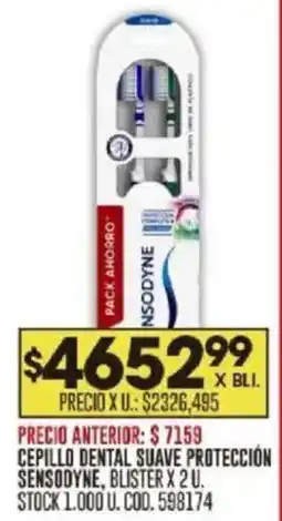 Coto Sensodyne cepillo dental suave protección blister oferta