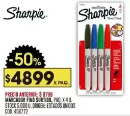 Coto Sharpie marcador fino surtido oferta