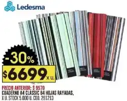 Coto Rayadas cuaderno A4 classic oferta