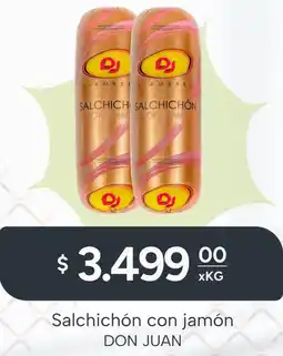 El Milagro Mayorista Don juan salchichón con jamón oferta