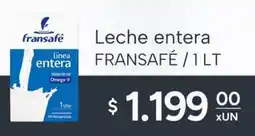 El Milagro Mayorista Fransafé leche entera oferta