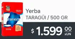 El Milagro Mayorista Taragüi yerba oferta