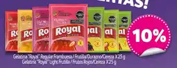 Nini Mayorista Royal gelatina regular frambuesa/frutilla/durazno/cereza oferta