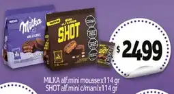 Nini Mayorista Milka alf.mini mousse oferta