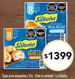 Nini Mayorista La salteña tapas para empandas oferta
