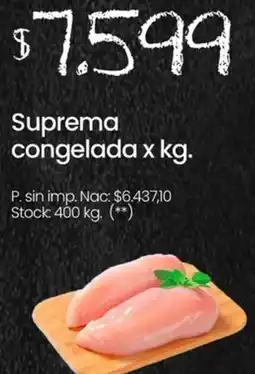 Changomas Suprema congelada oferta