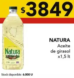 Nini Mayorista Natura aceite de girasol oferta