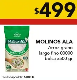 Nini Mayorista Molinos ala arroz grano largo fino 00000 bolsa oferta