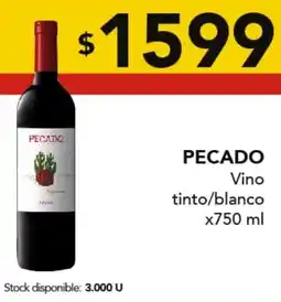 Nini Mayorista Pecado vino tinto/blanco oferta