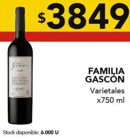 Nini Mayorista Familia gascón varietales oferta