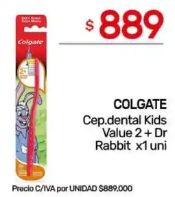 Nini Mayorista Colgate cep.dental kids value 2+ dr rabbit oferta