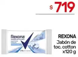 Nini Mayorista Rexona jabón de toc. cotton oferta