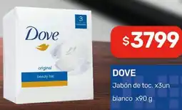Nini Mayorista Dove jabón de toc. x3un blanco oferta