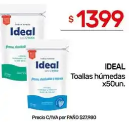 Nini Mayorista Ideal toallas húmedas oferta