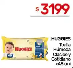 Nini Mayorista Huggies toalla húmeda clasico y cotidiano oferta