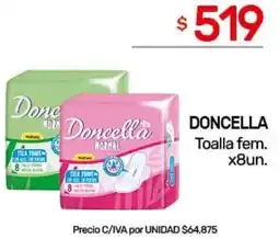 Nini Mayorista Doncella toalla fem. oferta