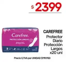 Nini Mayorista Carefree protector diario protección largos oferta