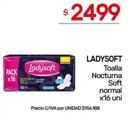 Nini Mayorista Ladysoft toalla nocturna soft normal oferta