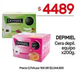 Nini Mayorista Depimiel cera depil. equipo oferta