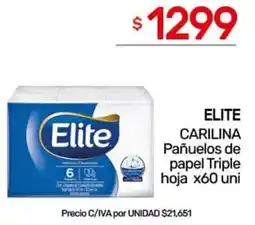 Nini Mayorista Elite carilina pañuelos de papel triple hoja oferta