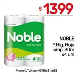 Nini Mayorista Noble p.hig. hoja simp. oferta