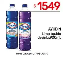 Nini Mayorista Ayudin limp.líquido desinf. oferta