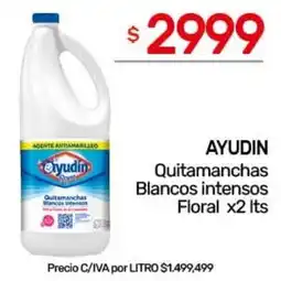 Nini Mayorista Ayudin quitamanchas blancos intensos floral oferta