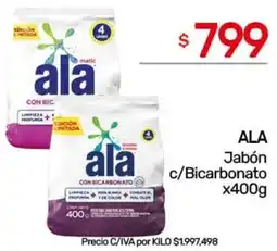 Nini Mayorista Ala jabón c/bicarbonato oferta