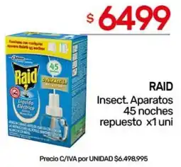 Nini Mayorista Raid insect. aparatos oferta