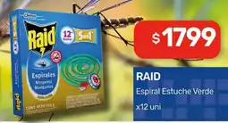 Nini Mayorista Raid espiral estuche verde oferta