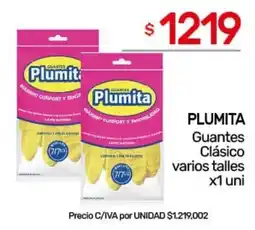 Nini Mayorista Plumita guantes clásico varios talles oferta