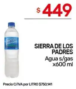 Nini Mayorista Sierra de los padres agua s/gas oferta