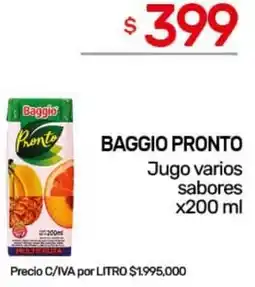 Nini Mayorista Baggio pronto jugo varios sabores oferta