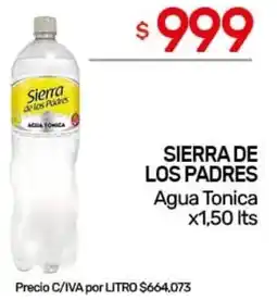 Nini Mayorista Sierra de los padres agua tonica oferta