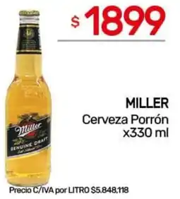 Nini Mayorista Miller cerveza porrón oferta