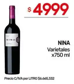 Nini Mayorista Nina varietales oferta