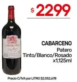 Nini Mayorista Cabarceno patero tinto/blanco/rosado oferta