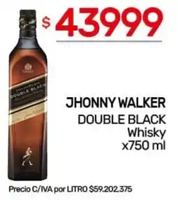 Nini Mayorista Jhonny walker double black whisky oferta