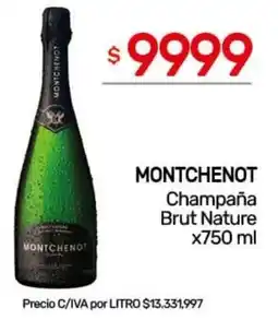 Nini Mayorista Montchenot champaña brut nature oferta
