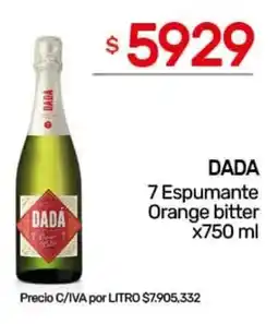 Nini Mayorista Dada 7 espumante orange bitter oferta