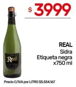 Nini Mayorista Real sidra etiqueta negra oferta