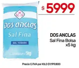 Nini Mayorista Dosanclas sal fina bolsa oferta
