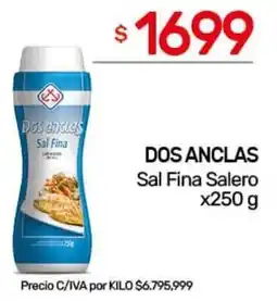 Nini Mayorista Dos anclas sal fina salero oferta