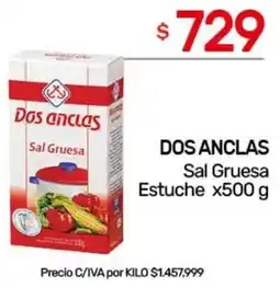 Nini Mayorista Dos anclas sal gruesa estuche oferta