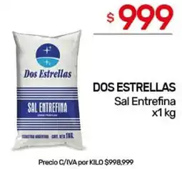 Nini Mayorista Dos estrellas sal entrefina oferta
