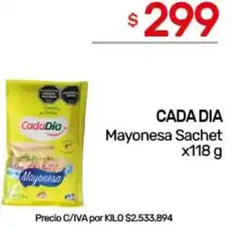 Nini Mayorista Cada dia mayonesa sachet oferta