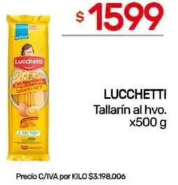 Nini Mayorista Lucchetti tallarín al hvo. oferta