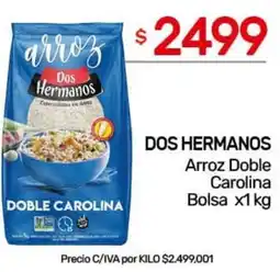 Nini Mayorista Dos hermanos arroz doble carolina bolsa oferta